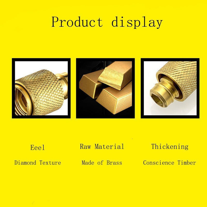 1/2inch Water Pipe Hose Brass Adapter Connecter Fittings Faucet