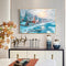 DIY Winter Scene Painting By Numbers Frameless Hand Painted Artwork Wall Decor