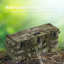 Storage Bag - Molle Waterproof Hanging Pocket for Desk Side (MC Camouflage)
