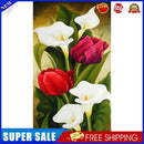Tulips and Calla Lilies Oil Paint By Numbers Kit DIY Acrylic Painting Decor
