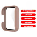 Hard PC Case for Redmi Watch 2 Full Cover Watch Screen Protector (Pink)