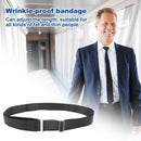 Non-Brief Near Shirt Stay Holder Black Adjustable Belt Formal Dressing Accessory