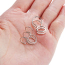 Punk Jewelry Set No piercing Cuff Wrap Earrings Ear Clip Cartilage Hoop Tragus