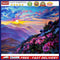 Morning Mountain Oil Paint By Number DIY Handpainted on Canvas Picture Unframed