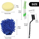 13pcs Car Automobile Detail Cleaning Brush Cleaner Air Outlet Rim Dust Remover