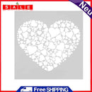 DIY Love Heart Fondant Decoration Stencil Wedding Decoration Cupcake Template