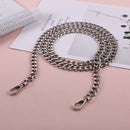 Bag Metal Chain Strap Handle Replacement for DIY Purse Shoulder Handbag 120cm