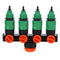 4 Way Hose Splitters Automatic Watering Pipe Linker Timer Garden Irrigation