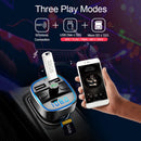 T25 Bluetooth FM Transmitter MP3 Player Dual USB Charger Holder TF Card U-Disk