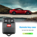 3 Buttons Car Key Fob Case Replacement Shell for Ford Ranger Escape F150 F250
