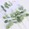 Eucalyptus Stems Floral Arrangement Lifelike Greenery Leaves Faux Plants