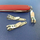 2pcs Mini Portable Pocket Bag Suspension Clip Stainless Steel Key Chain Holder
