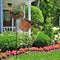 LED Solar Watering Can Lamp Garden Art Metal Iron Kettle Light (A Hook Up) Newly