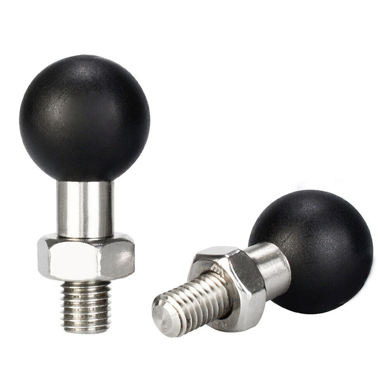 Motorcycle Handlebar Rearview Mirror Ball Clamp Base Phone Holder Bolt Scre