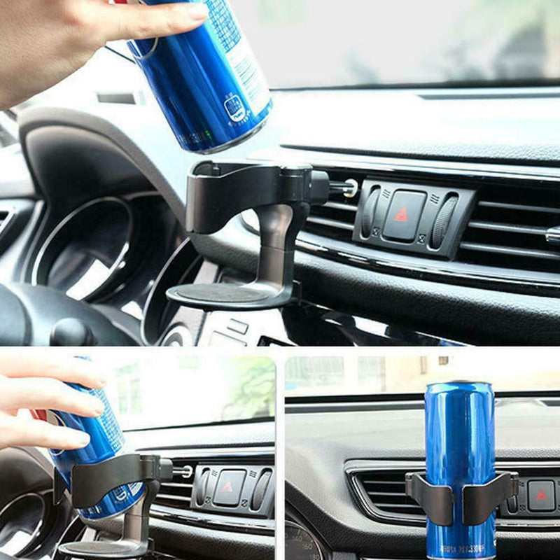 Universal Cup Holder For Car Van Air Vent Holds Bottle Black Drink Can Cup D9B6