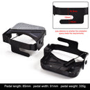 Anti-Slip Folding Footrest Bicycle Foot Pedals Rear for Electric Mountain Bike