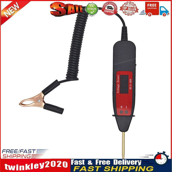 5-36V Car Digital Voltage Test Pen Electric Circuit Tester for Boat Auto Newly