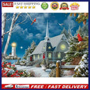 5D DIY Full Round Drill Diamond Painting Snow Abstract Home Decor Handmade Ar