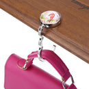Portable Handbag Hook Foldable Desk Bag Purse Metal Holder Hanger Gifts(B) Newly