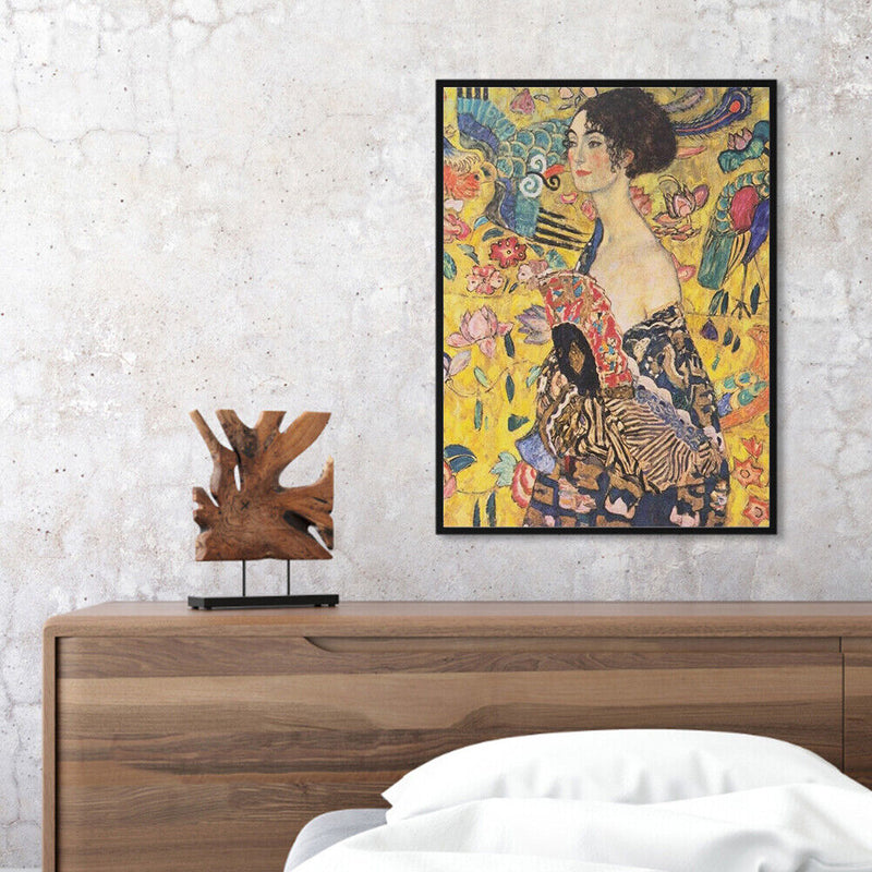 Female Art Frameless Picture Oil Paint By Numbers Hand Painted Picture for Home