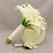 Weiß künstliche Calla-Lilie blüht Blumenstrauß Garden Hochze D6F9 G7K5 W9U5 X7M4