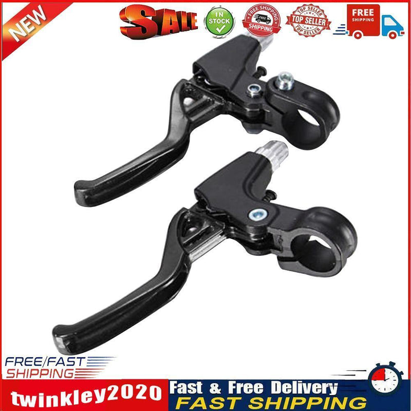 Lightweight ALLOY Brake Levers 2-finger Bike Bicycle BMX black Newly