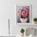 40x50cm Flower Girl Frameless Picture Oil Paint By Numbers Hand Painted Decor