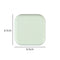 Punch Free Door Bumper Protector Self Adhesive Handle Square Pads (Green) Newly