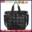 Embroidery Thread Lattice Crossbody Tote Bag Female Trending Shopping Handbag