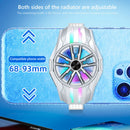 #A RGB Semiconductor Mobile Phone Cooling Fan Cell Phone Game Cooler System Hold