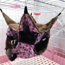 Small Animal Hammocks Warm Plush Bed Guinea Pig Cage Accessories Ferret