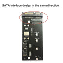 Computer NGFF206 M.2 NGFF to SATA 7+15Pin Adapter Card for M.2 NGFF B-KEY SATA