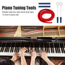 5pcs Professional Portable Piano Tuning Tuner Mute Kit Piano Fixing Tools P