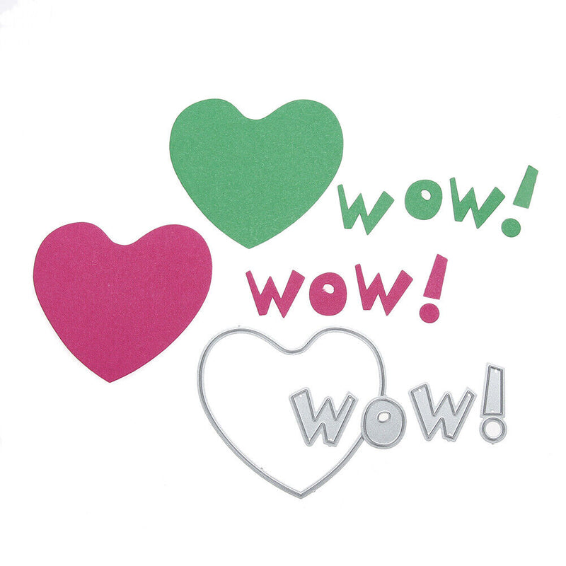 Cutting Die Decor Carbon Steel Heart Mother Craft Embossing - 133532