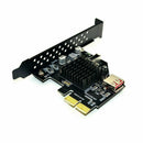 PCIe to USB 3.1 Type E Front Panel Socket Adapter Card Express for Motherboard
