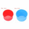 Dish Silicone Cake Pan Tray Muffin Mousse Mould Round Pattern Pudding Mold