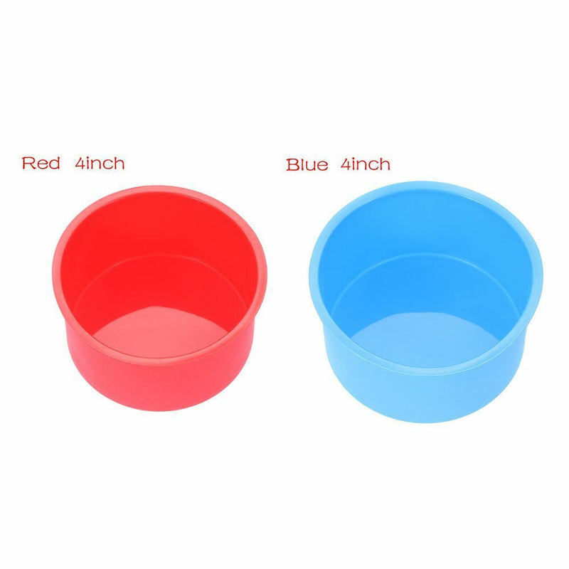 Dish Silicone Cake Pan Tray Muffin Mousse Mould Round Pattern Pudding Mold