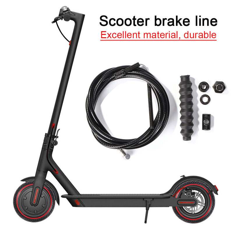 Electric Scooter Front Wheel Brake Lines for MAX G30 Ebike Steel PVC Parts