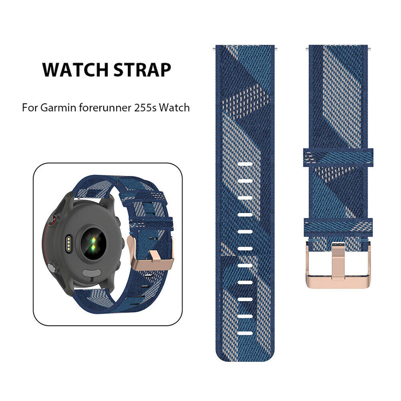 #A 18/20/22mm Smart Sports Bracelet Watch Wrist Strap for Garmin Forerunner 255S