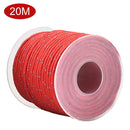 Outdoor Camping Canopy Lanyard 4mm Reflective Tent Paracord Rope (20m) Newly
