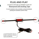 Car Auto Stereo FM & AM Radio Signal Antenna Aerial Amplifier Amp Booster S6V4