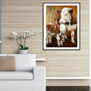 Diamond Painting 5D DIY Cow Calf Full Round Drill Rhinestone Picture Kit Newly