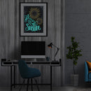 Full Round Luminous Diamond Painting Two Sunflowers Rhinestone Wall Picture Gift
