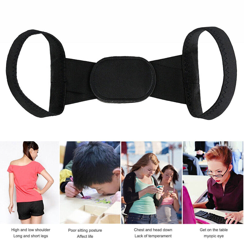 Brace Support Belt Adjustable Back Clavicle Spine Shoulder Posture Correctors