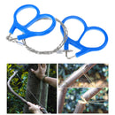 Pocket Outdoor Camping Hiking Survive Saw with Finger Handle Wood Cutting Tool