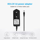 18650 Battery Charger Power Adapter DC 5.5x2.1mm Li-ion Charger 4.2V 1A Output