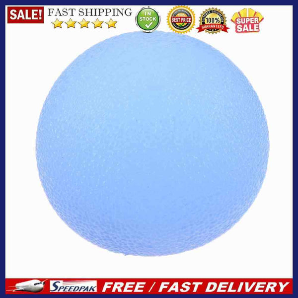 Hand Grip Muscle Power Train Jelly Fitness Finger Exerciser Ball(Blue)