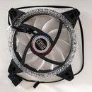 120mm Fan RGB Computer Case Fans Cooling Radiator Small 3pin + Large 4pin