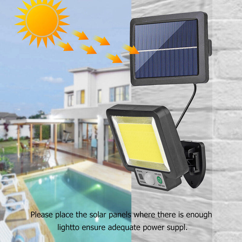 Solar Wall Light Outdoor Waterproof Motion Sensor Outdoor Garden Lamp (B) Newly