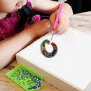 DIY Key Chain Diamond Painting Letters Women Bag Keyring Pendant Gift (C) Newly